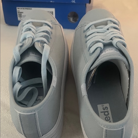 Keds Platform Sneakers in Soft Blue Brand New - Picture 8 of 8